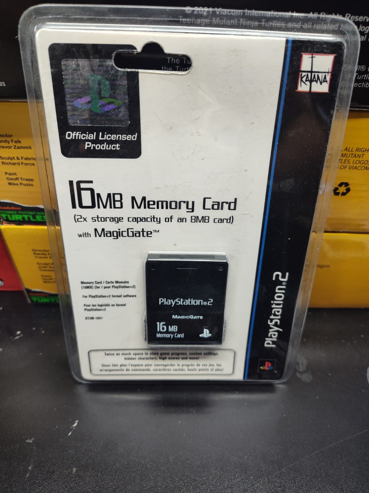 PlayStation 2 Memory Card Katana  16mb NEW SEALED