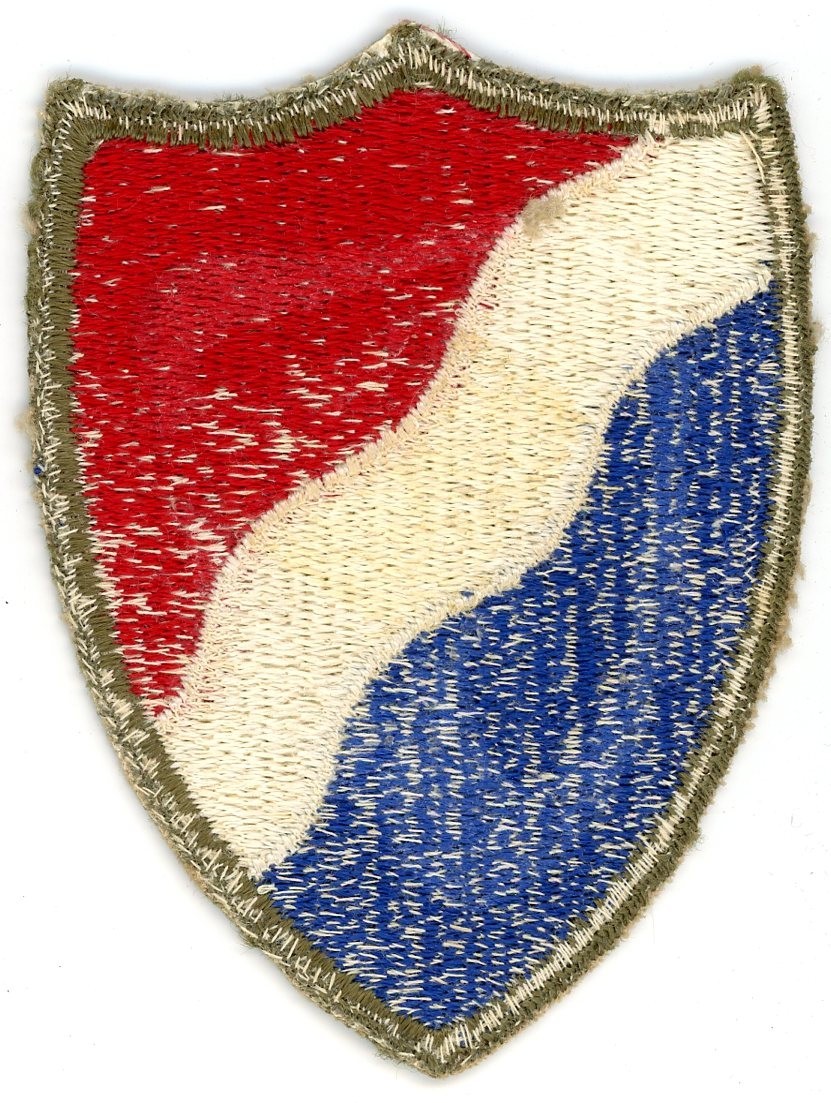 US Army WWII Patch: Southern Defense Command Cut Edge