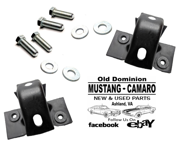1965-1966 Mustang Rear Bumper Body Bracket Mounting Kit