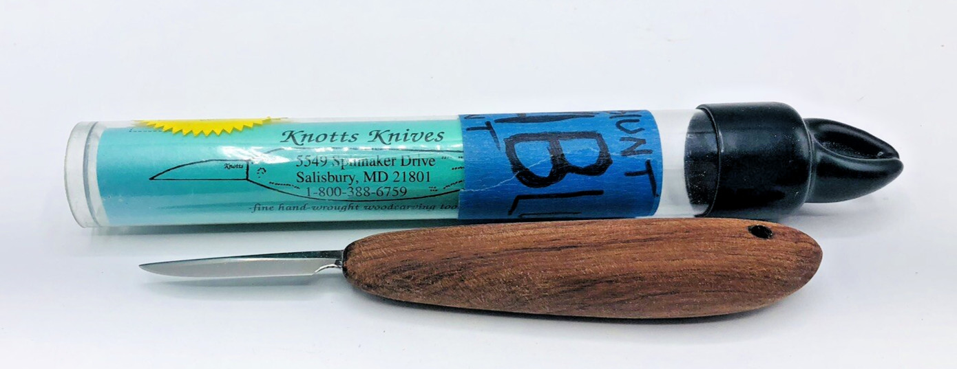 KNOTTS KNIVES WOOD CARVING KNIFE WOODCARVING ORIGINAL rare whittling bird decoy