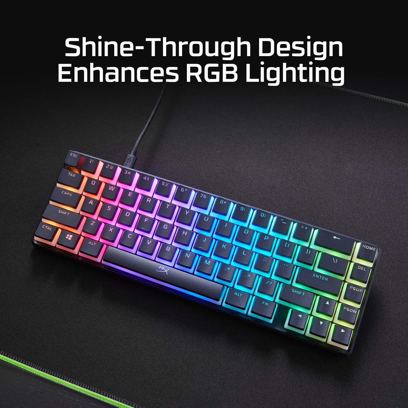 HyperX Pudding Keycaps 2 - Full Key Set - PBT - 112 Keys -White