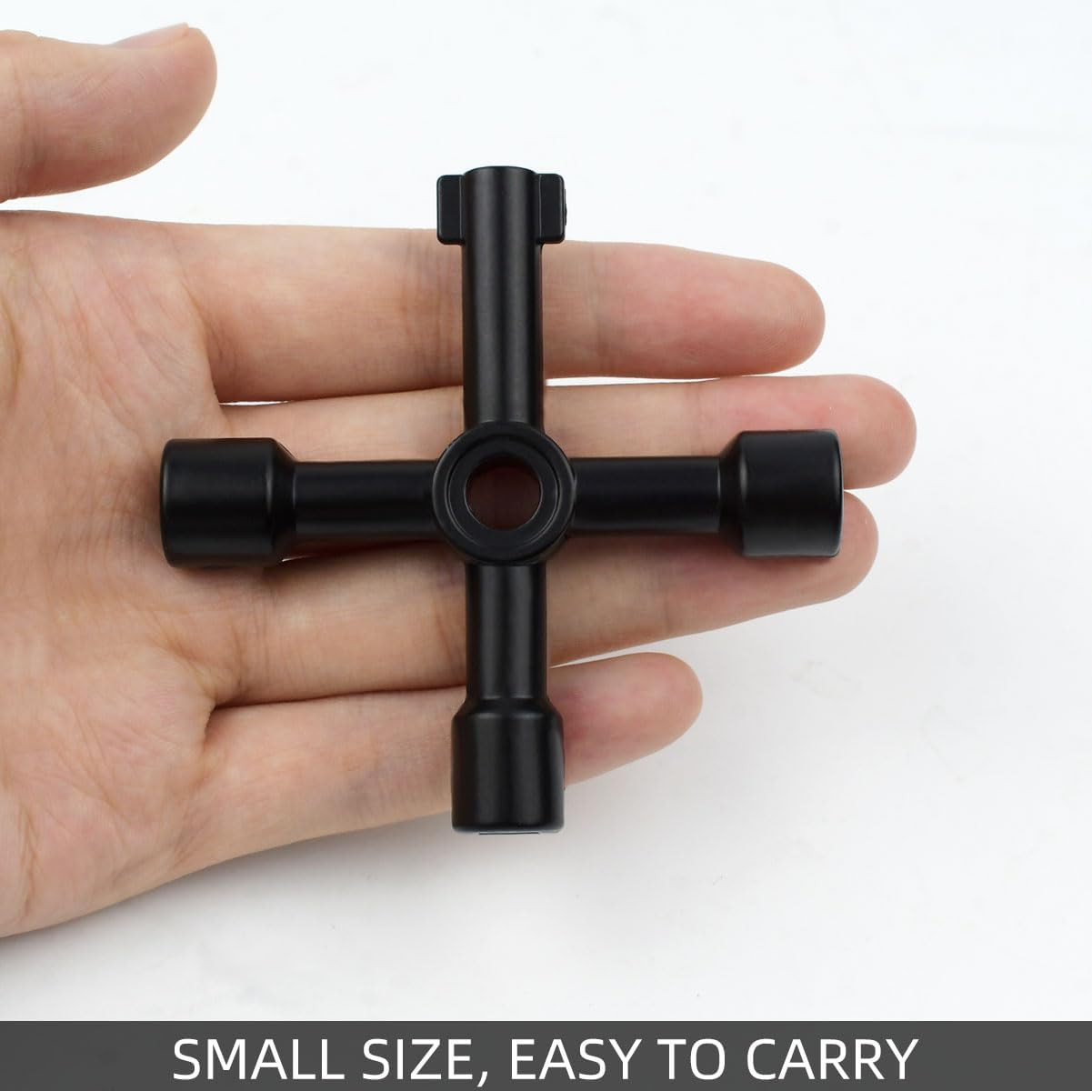 2 Pack 4 Way Sillcock Key Utility Wrench Multi Functional Triangle Square Tool