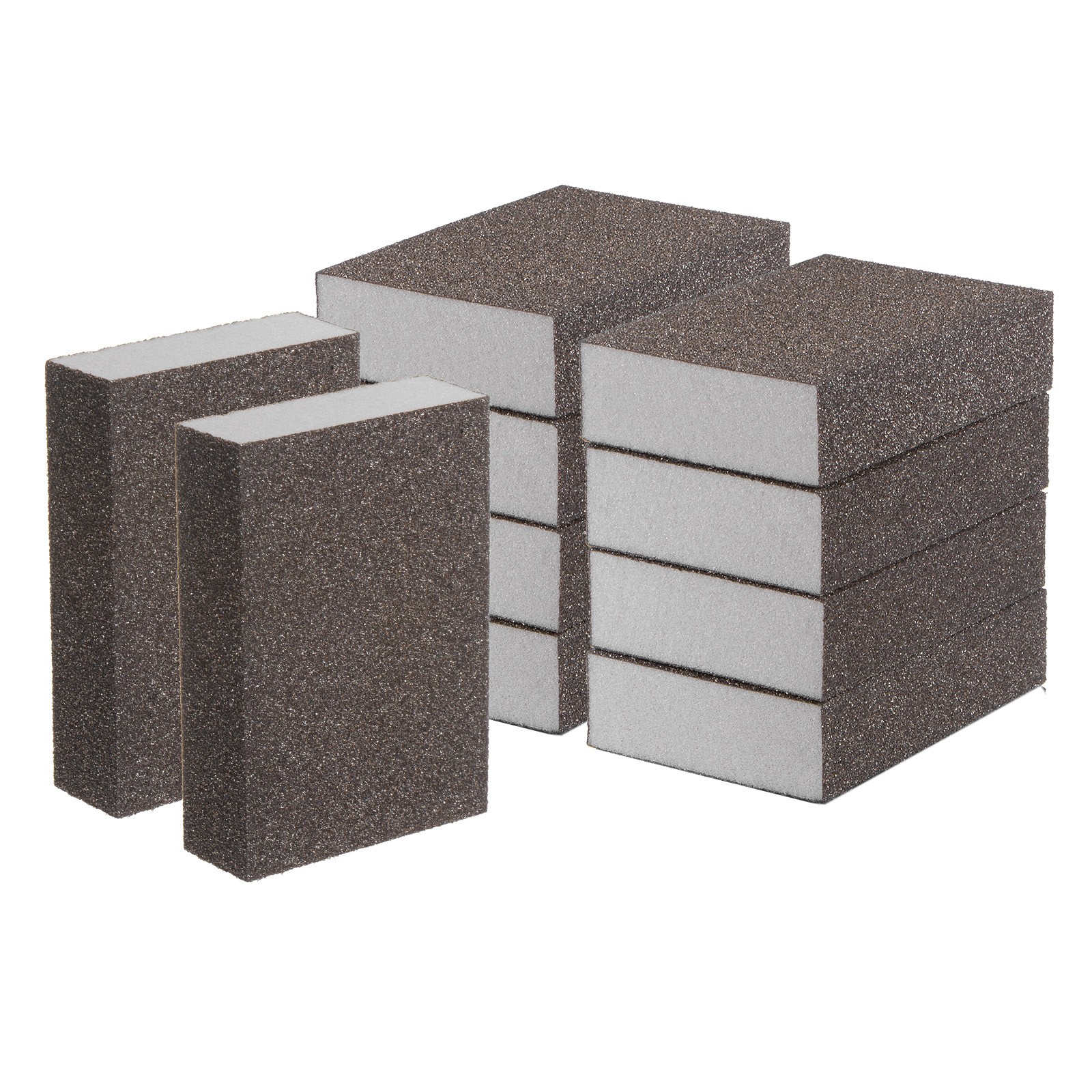 10Pack Sanding Sponge Blocks 120-180 Grit Foam Sanding Block 100x70x25mm
