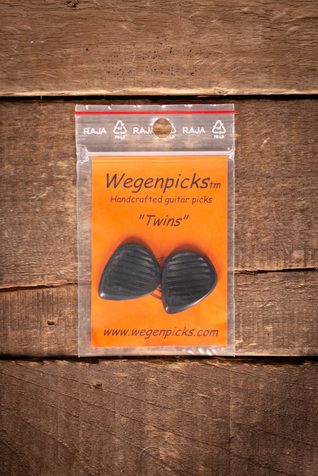 Wegen TW350B 3.50mm Twins Picks, 2pk Black