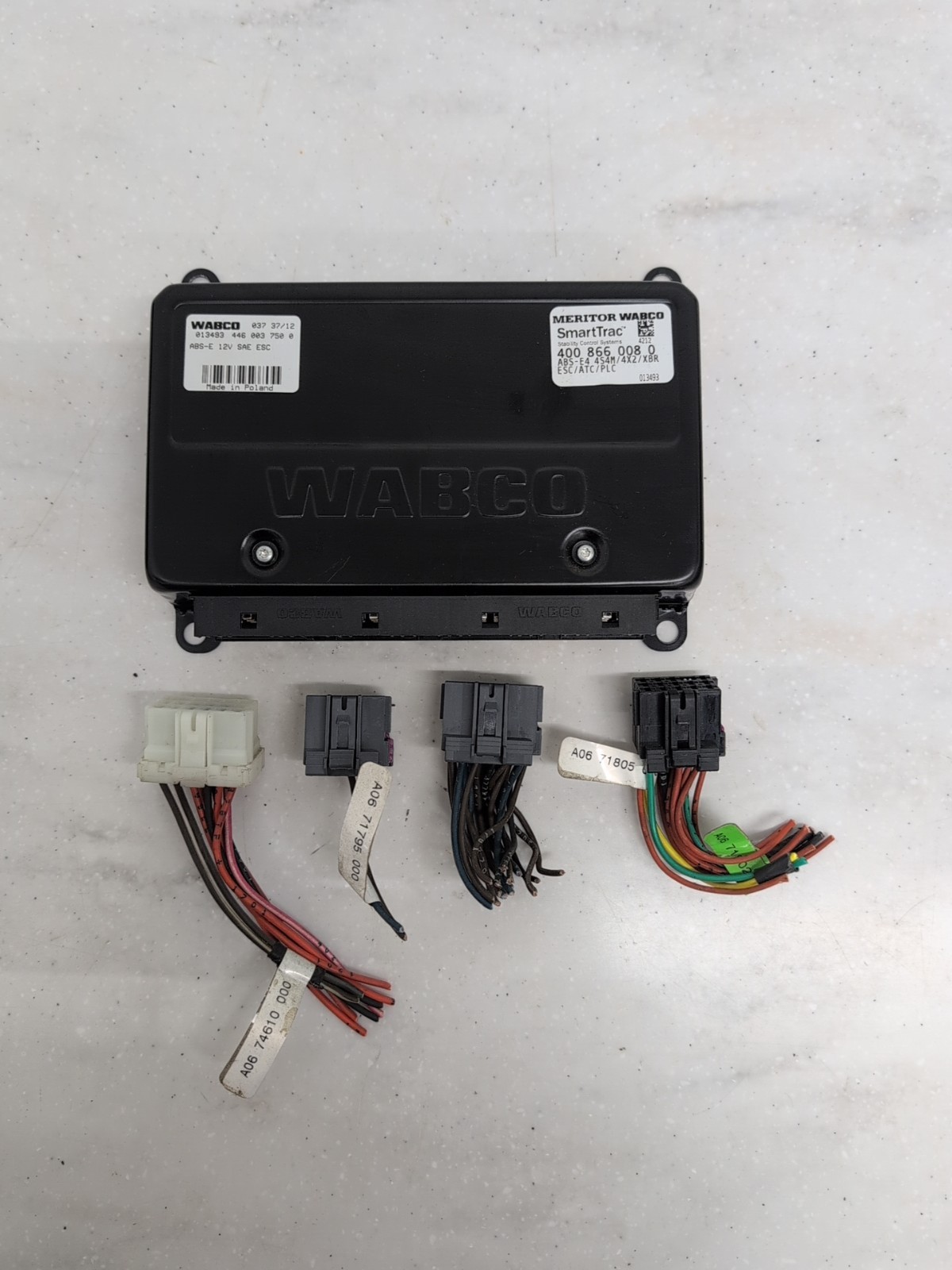 Freightliner 113 Wabco ABS 400 866 008 0 Brake Control Module 446 003 750 0 BC$