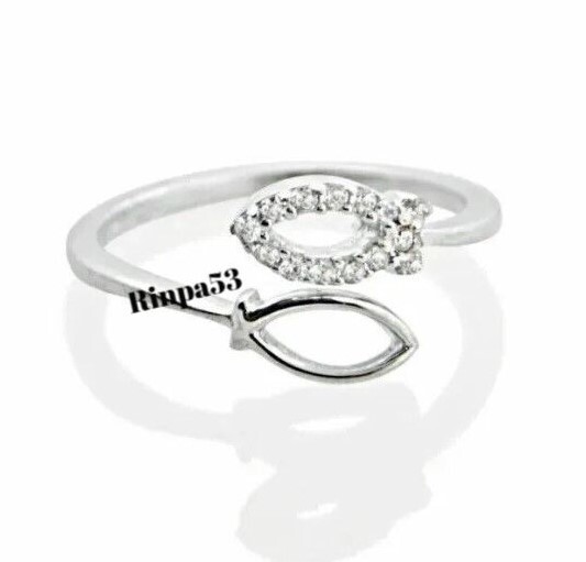 0.10Ct Round Simulated Diamond Women's Adjustable Toe Ring 14k White Gold Plated