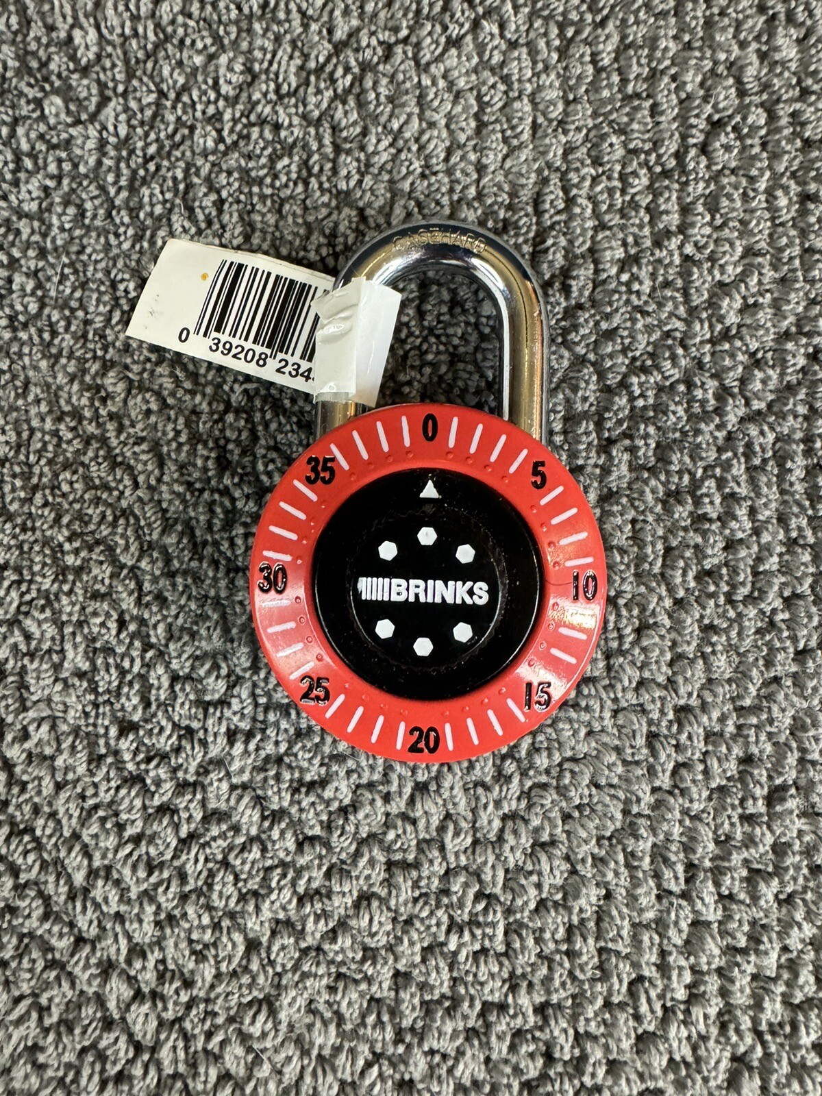 Brinks 172-49006 Dial Combination Padlock, 48mm