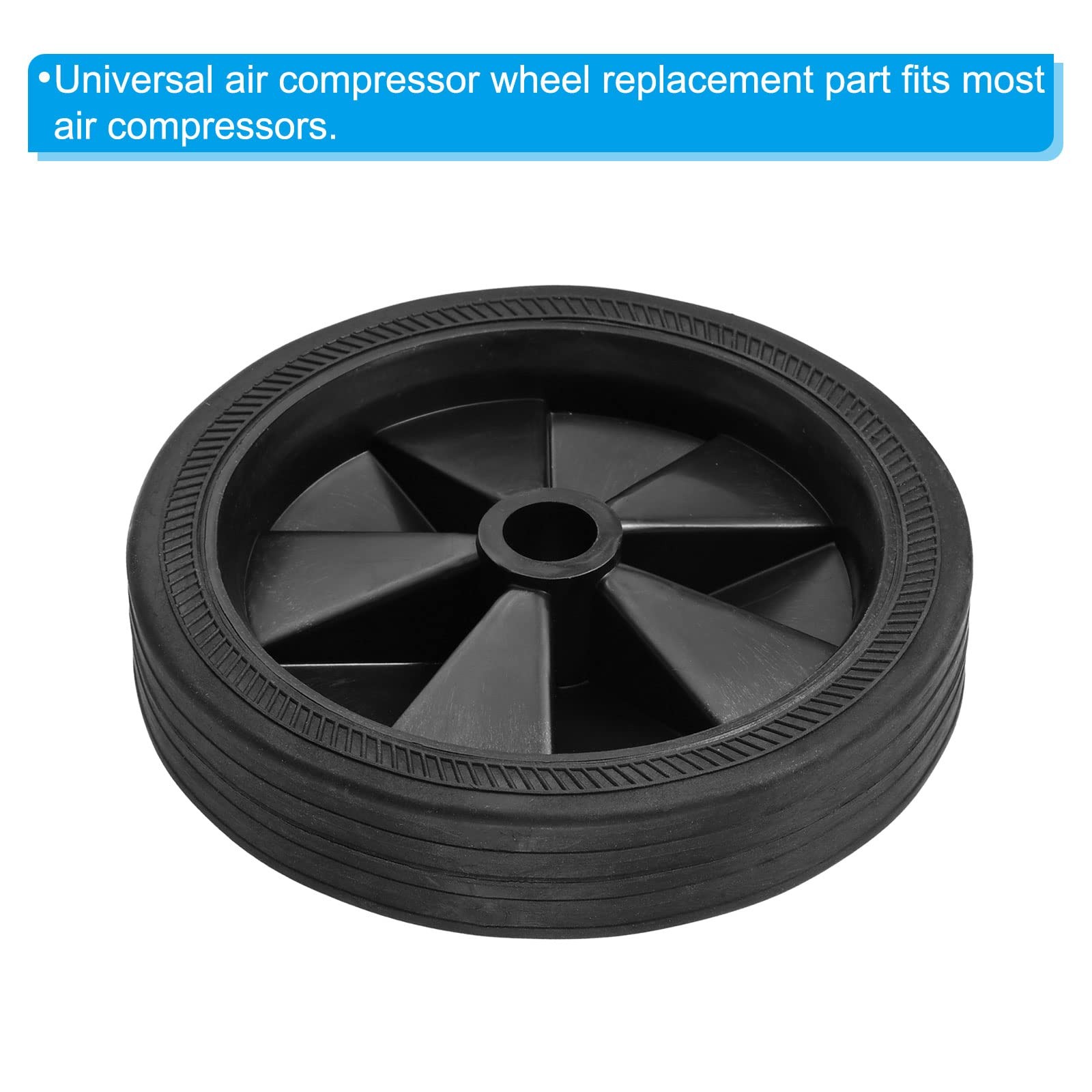 Universal 5.8" Air Compressor Wheels - 2 Pack Replacement Parts for Mobility