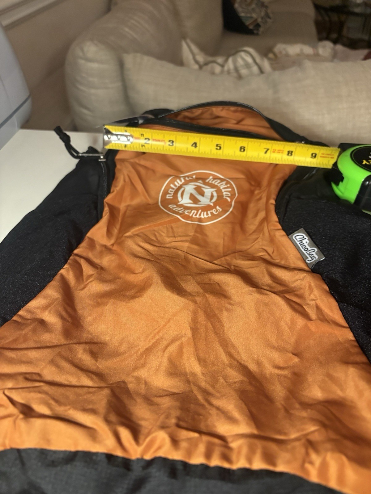 ChicoBag Lightweight Packable Backpack Natural Habitat Adventures Orange NWT