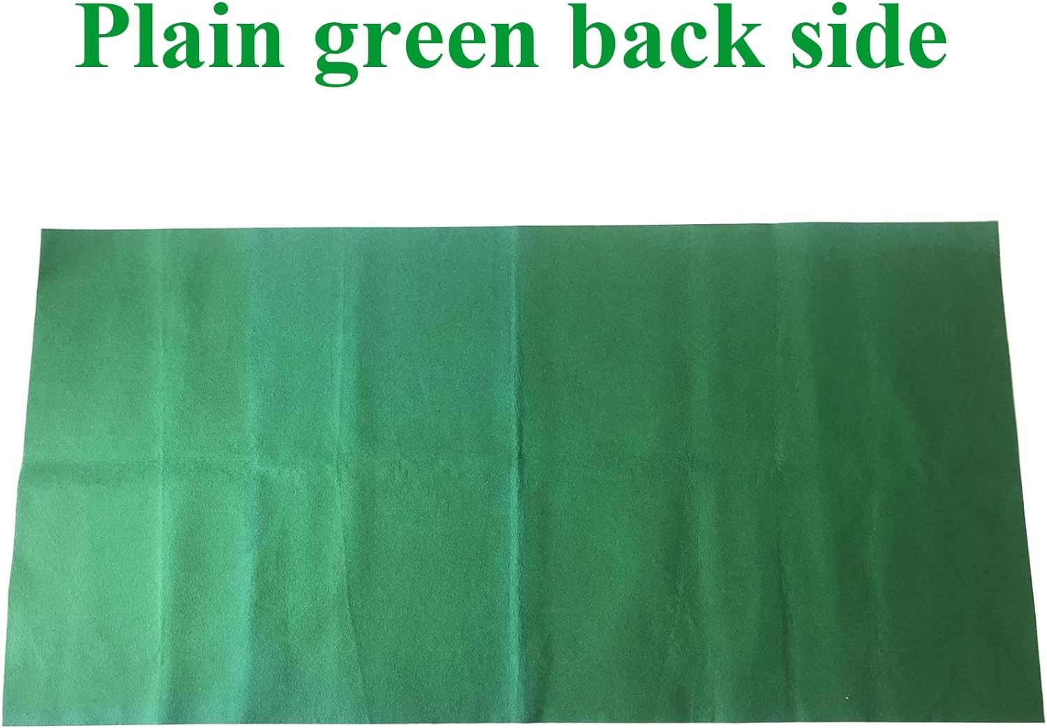 Blackjack Table Top Felt Layout - 36" x 72" 36" x 72", Green
