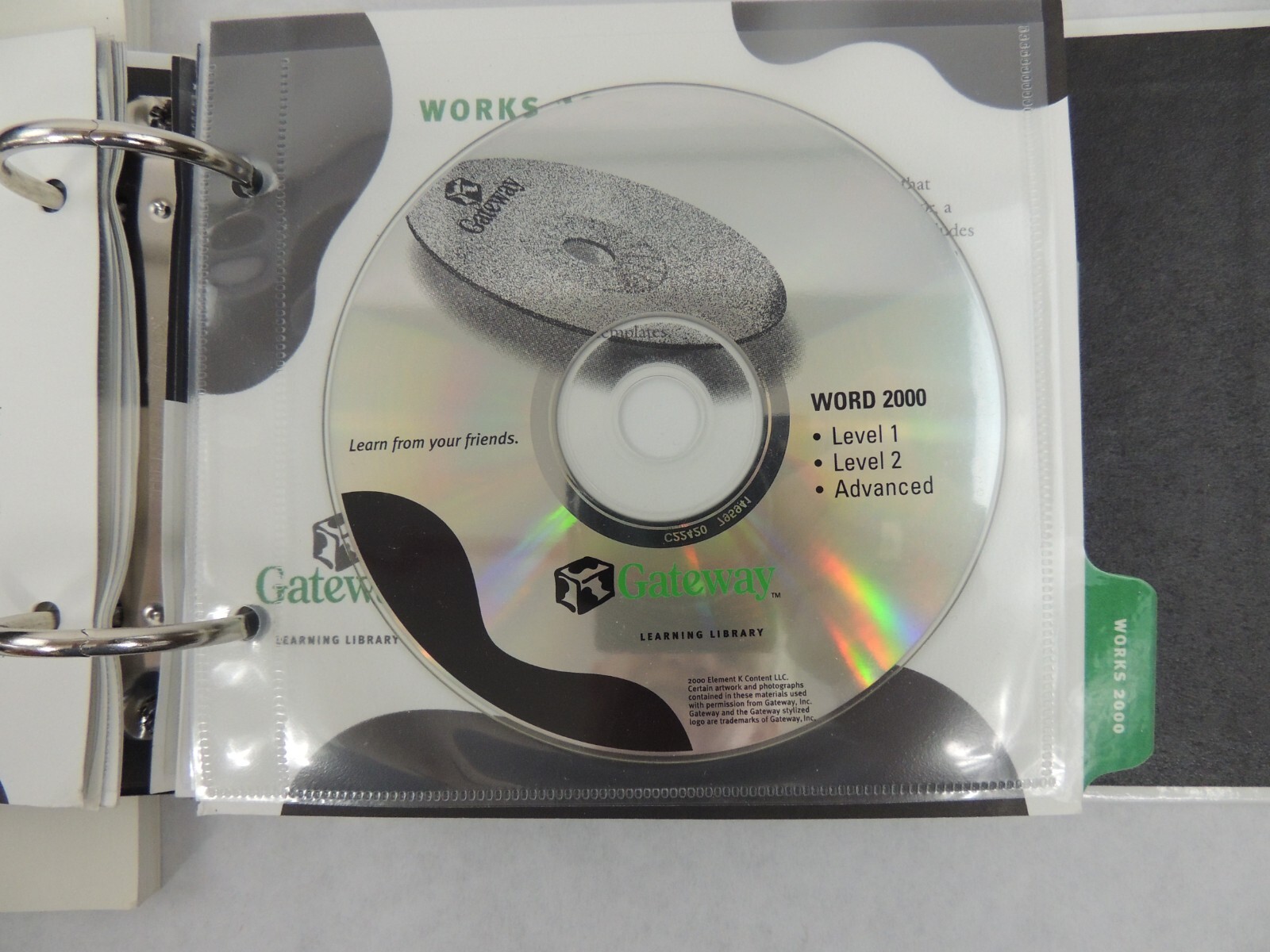 USING YOUR GATEWAY PC BOOK AND LEARNING LIBRARY