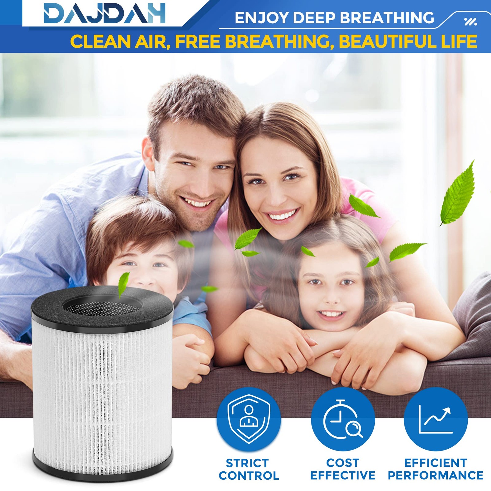 CL-6070A Replacement Filter H13 True HEPA | Compatible with Tenergy Renair