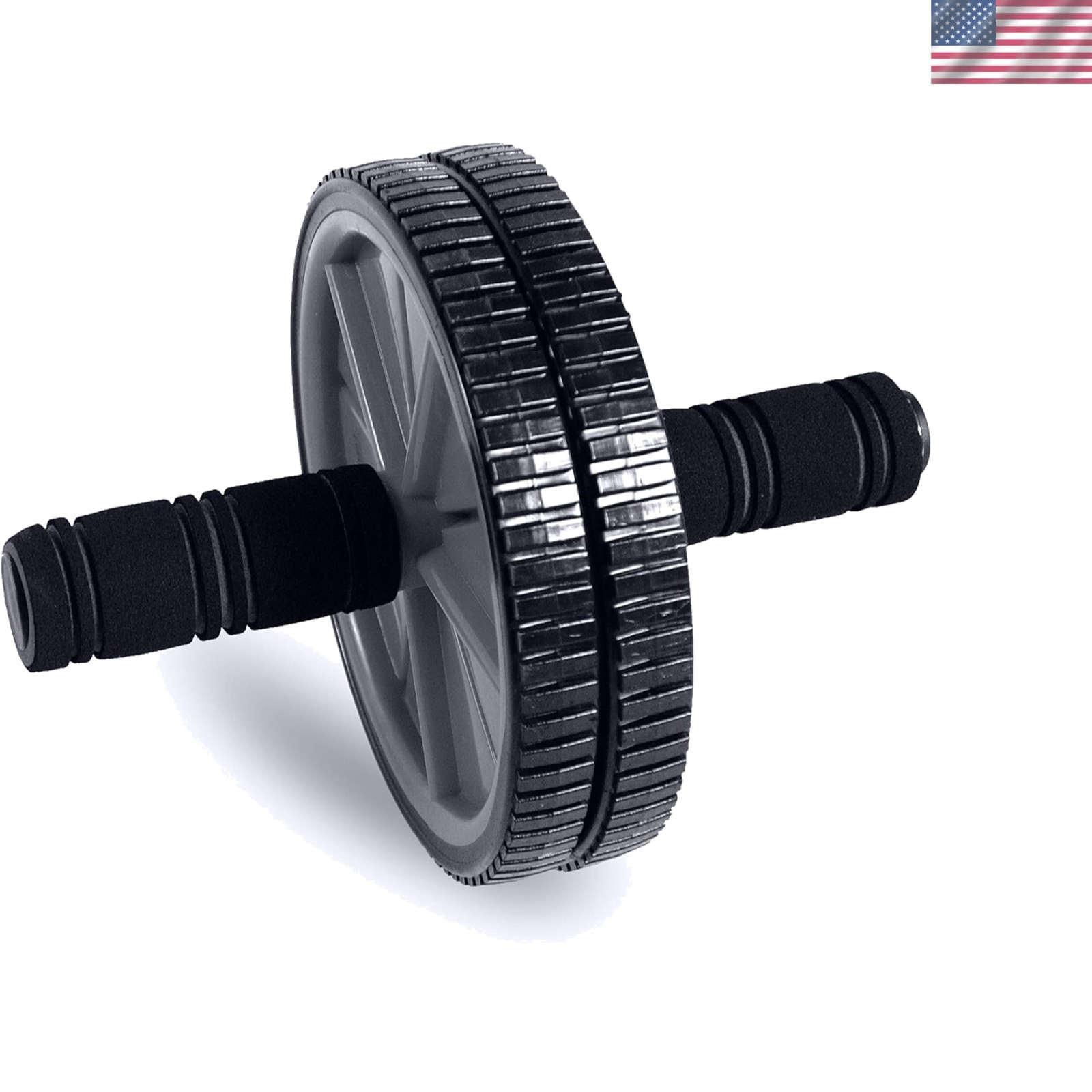Lightweight Ab Roller Wheel with Foam Handles - Perfect for Home or Travel