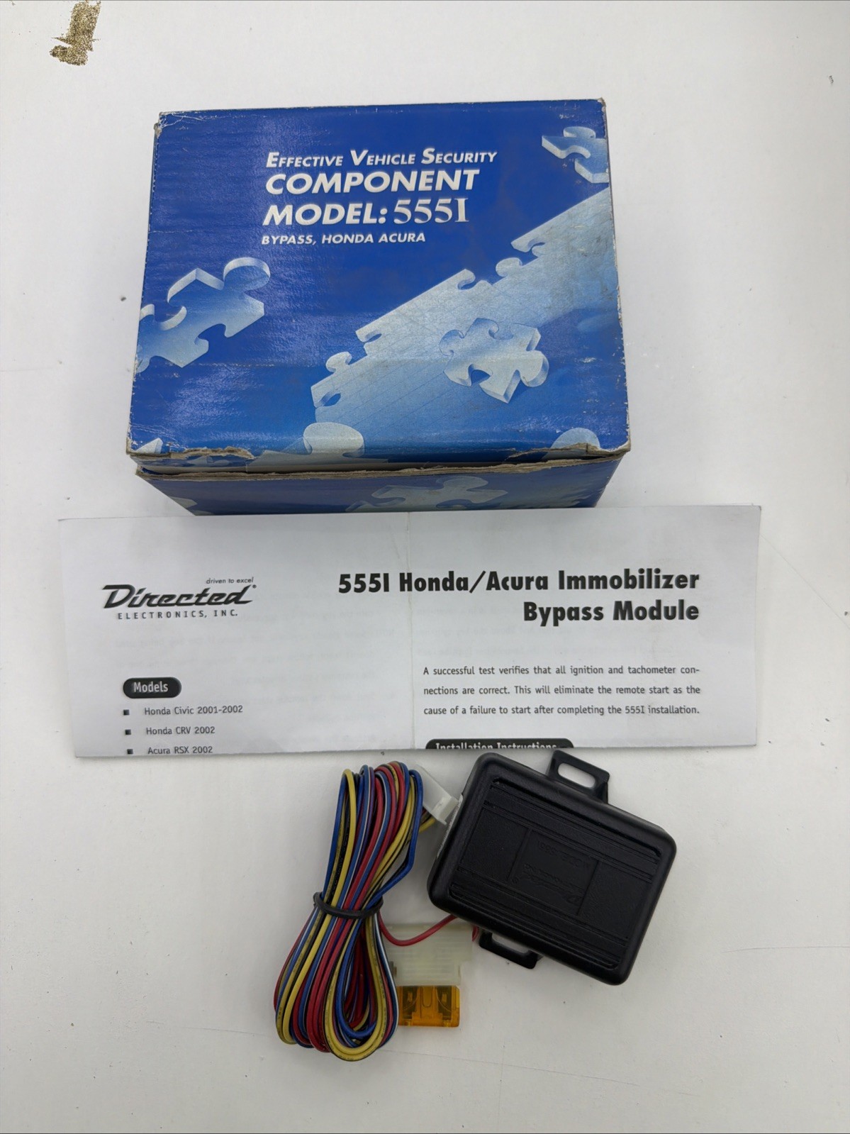 Directed DEI 555I Honda Acura Immobilizer Remote Start Bypass Module Interface