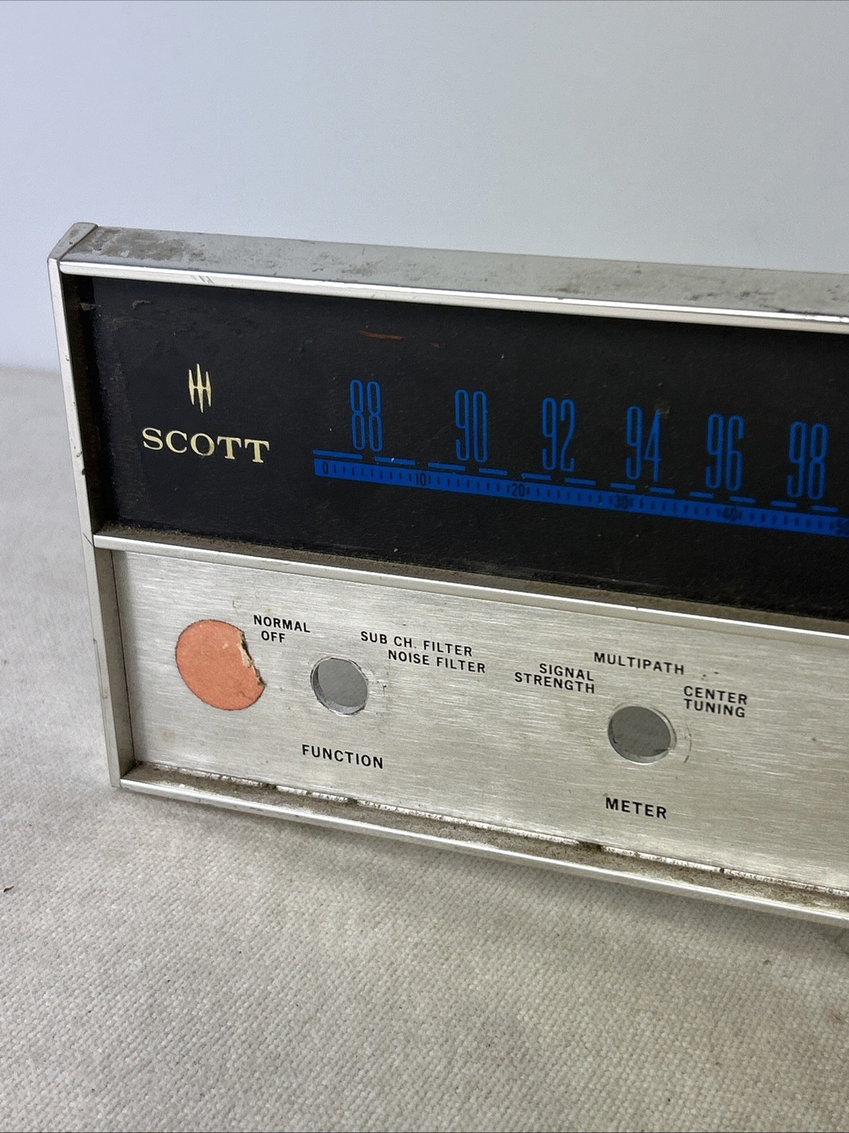 Scott 312-D Tuner Faceplate