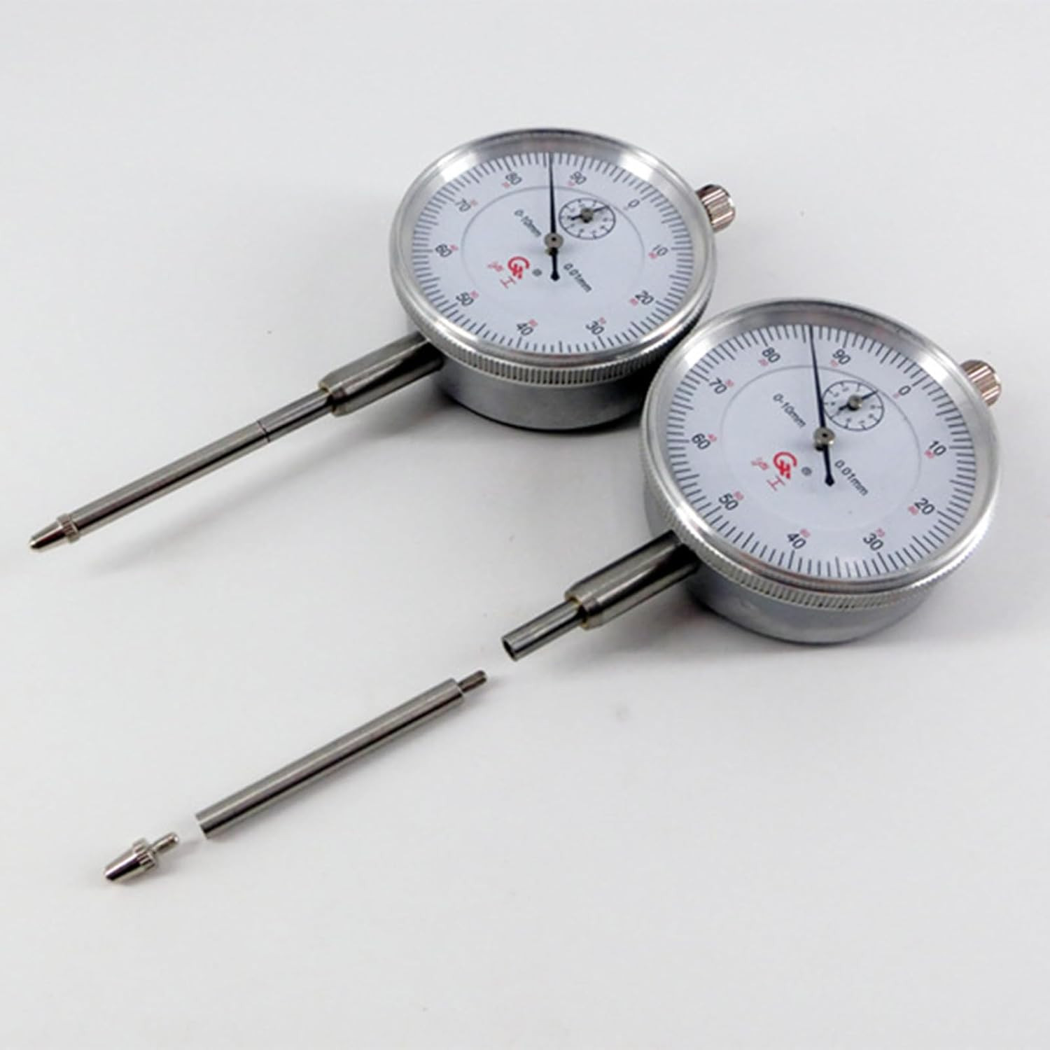Dial Indicator Extension Stem Rod Set, 6 Pcs, 0-21" Range, 4-48 Thread