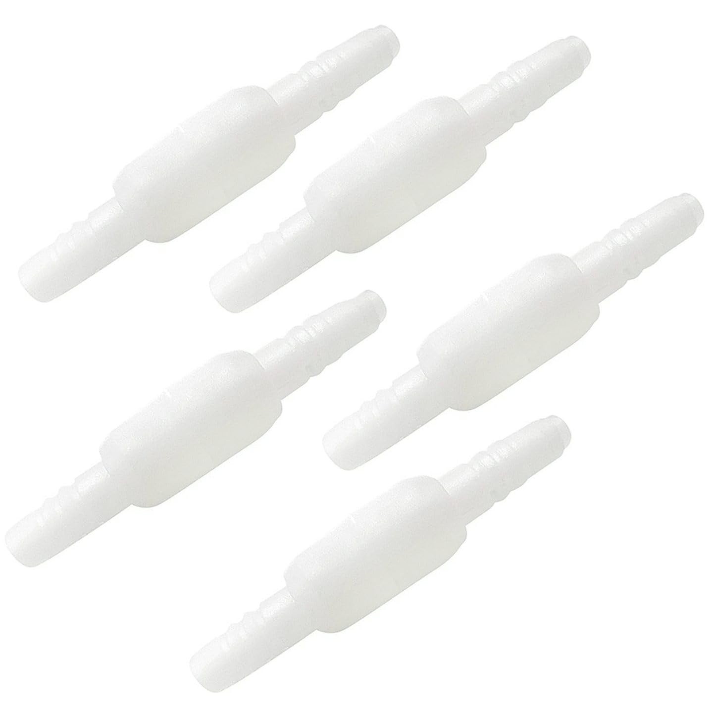 5 Pack Oxygen Tubing Swivel Connector 360 Rotating O2 Hose Coupler Barbed Joint