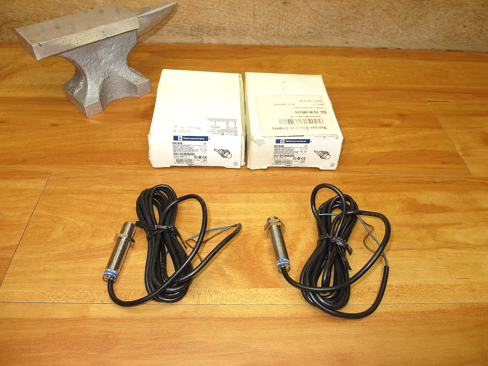 Telemecanique XS1M12MB250 (LOT OF 2) *NEW* Inductive Proximity Sensor