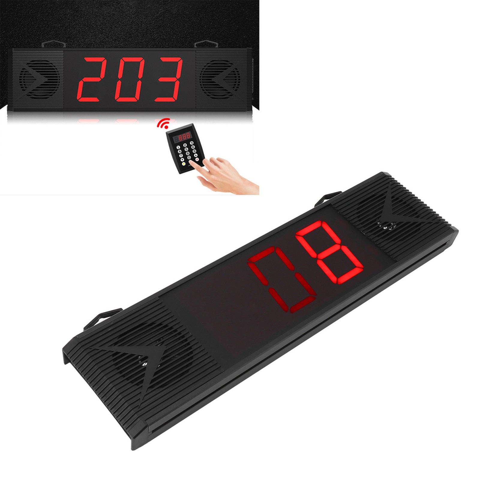 Queue Calling System Loud Speaker Screen 3 Digits Take A Number System V1