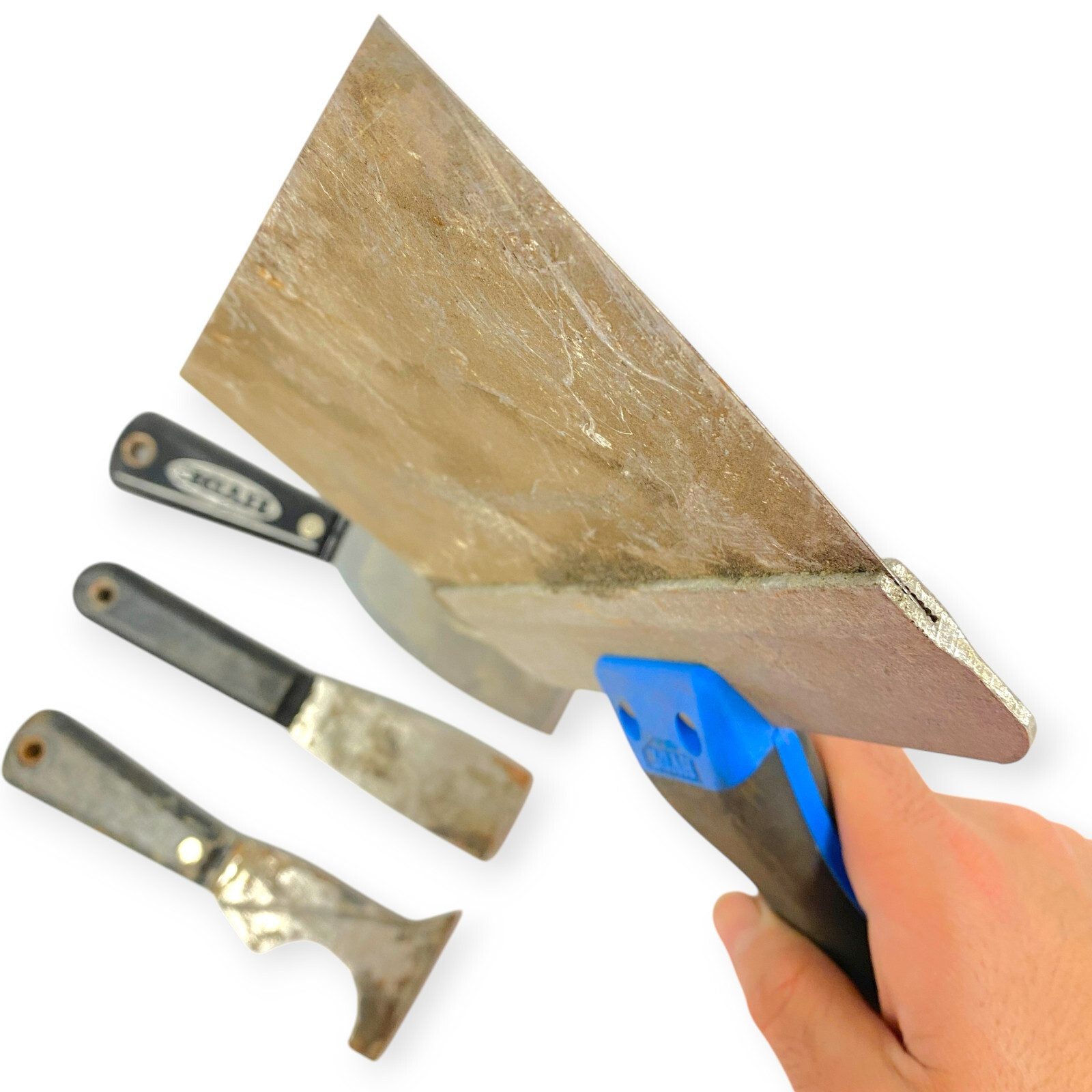 Hyde and Unbranded Wide, Mixed Putty Knife Set, 4 Pcs
