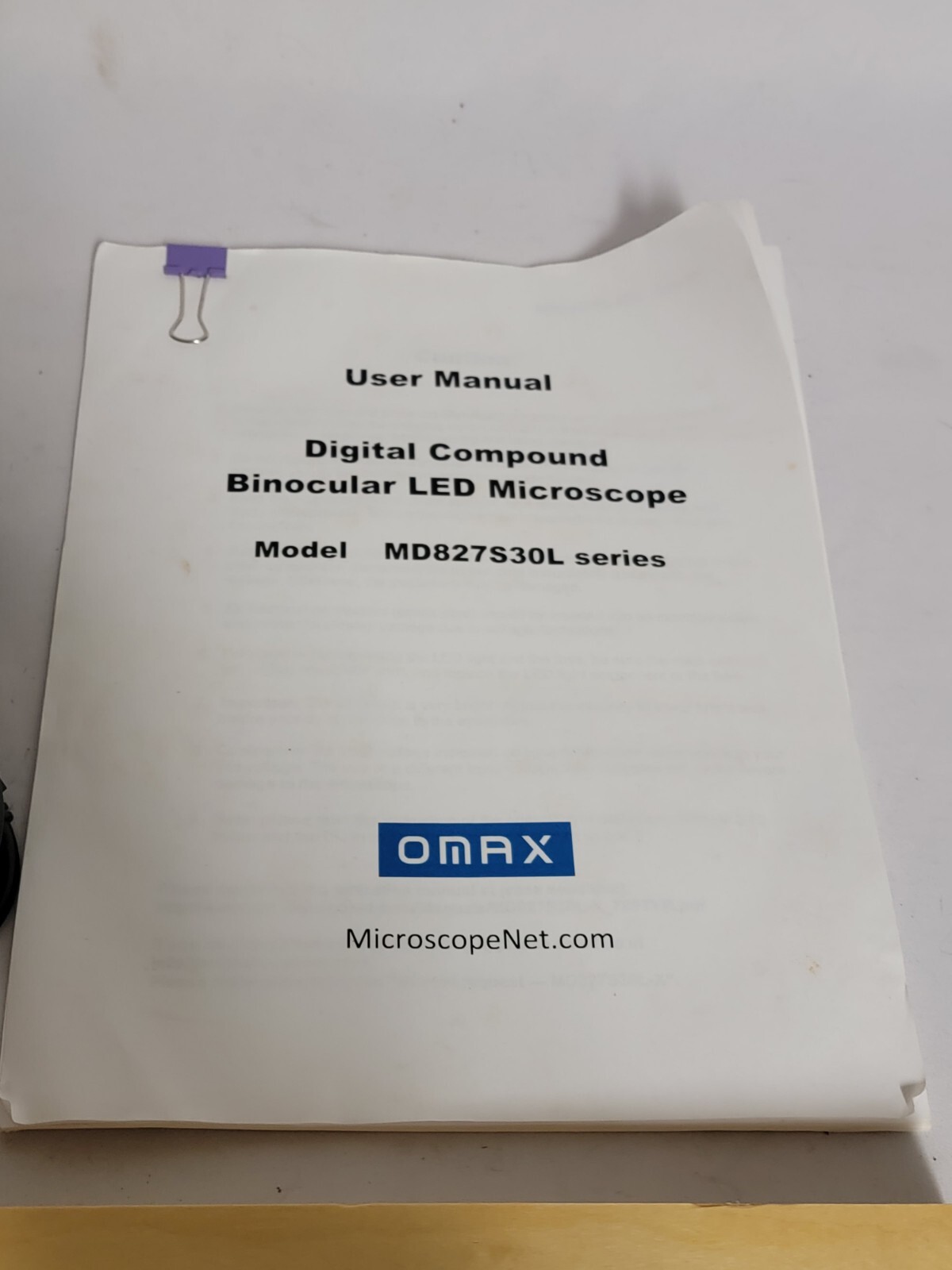 OMAX 40X-2000X LED Compound 3.0MP Digital Microscope w/ Extras