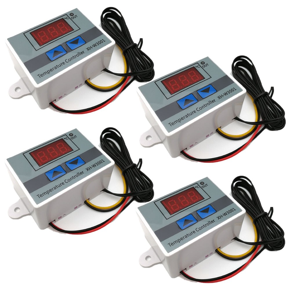 4Pc AC110-220V Digital Temperature Controllers Incubator Thermostat Switch Probe