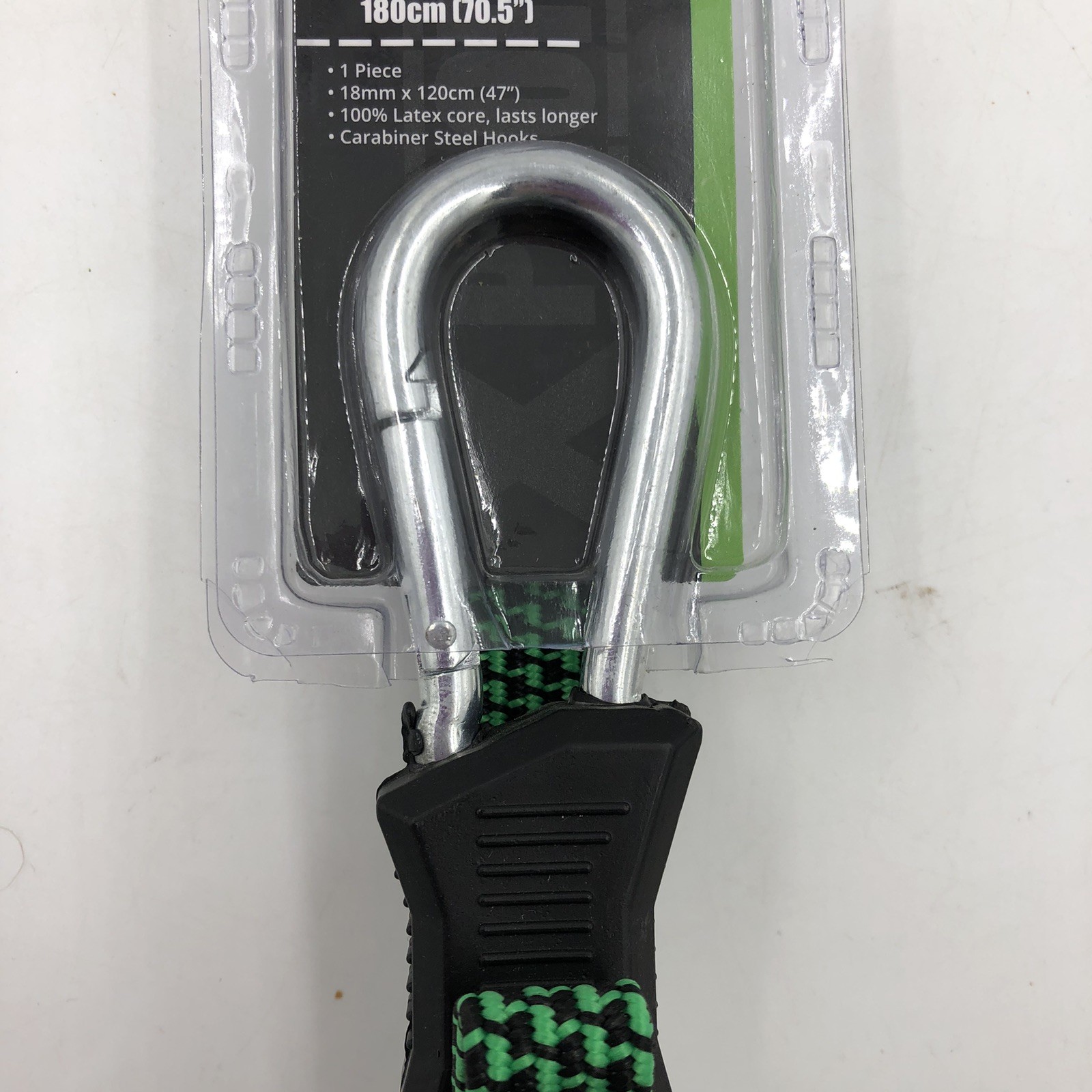 XPLORER Flat Bungee Strap with Carabiners 120cm
