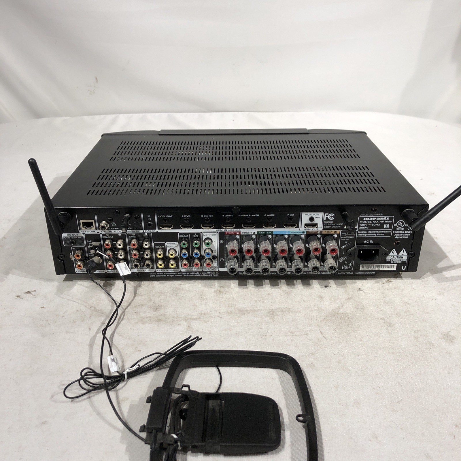 Marantz NR1606 7.2-CHANNEL AV Receiver- Tested, Working