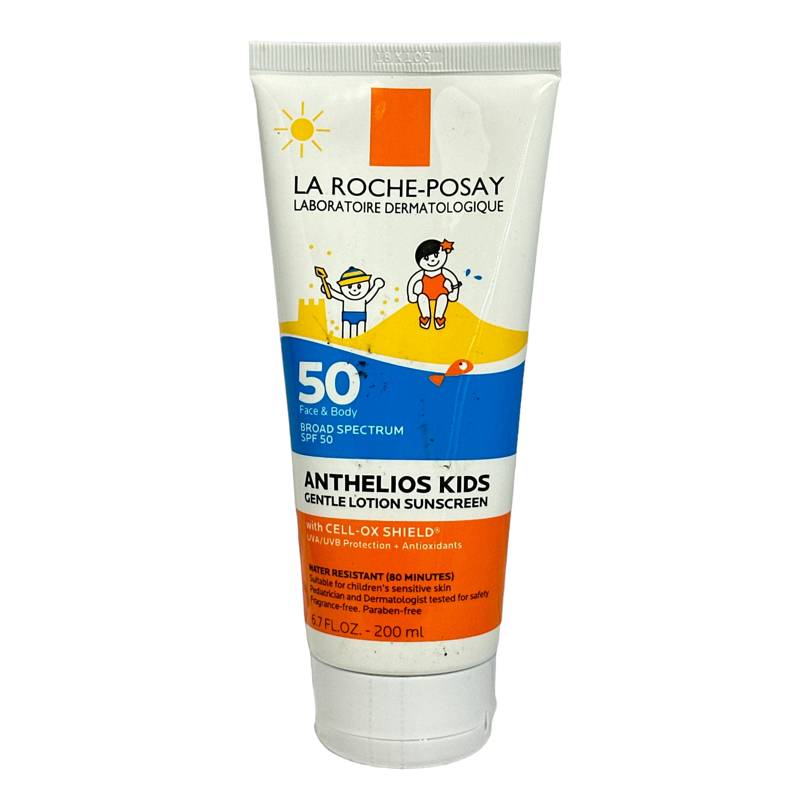 La Roche-Posay 50 Face & Body Anthelios Kids Gentle Lotion Sunscreen SPF50 6.7oz
