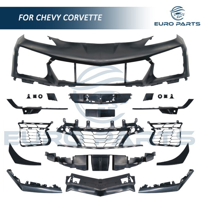Fits 2020-2025 Chevy Corvette C8 Z06 Style Front Bumper kit Conversion