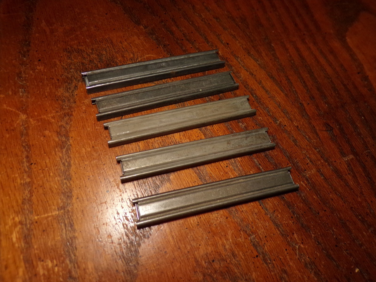 Czech Post-War Stripper Clip Lot of 5 works in Steyr-Hahn M1912 8 rd 9mm 7.62x25