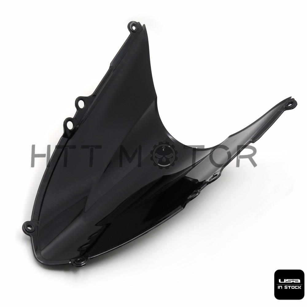 Smoke Black Double Bubble Windscreen Windshield for Ducati 899 1199 Panigale