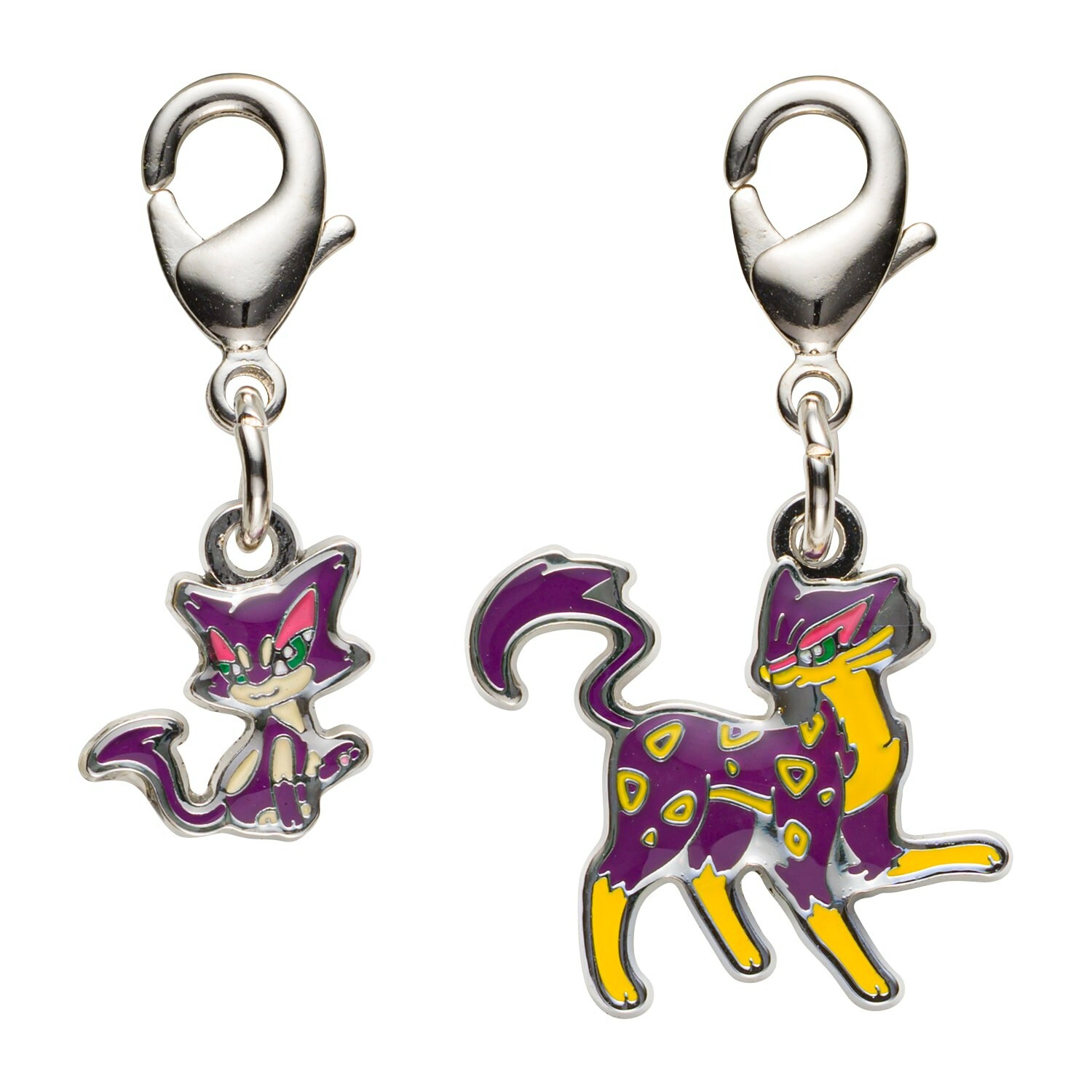 Pokemon Center National Zukan Metal Charm 509 510 Purrloin Liepard Unova
