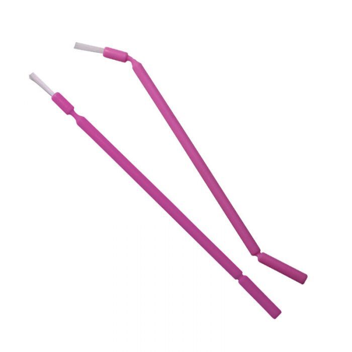 Maxill 53237 Bendable Applicator Brushes Pink 100/Pk