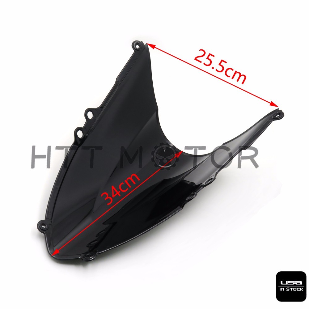 Smoke Black Double Bubble Windscreen Windshield for Ducati 899 1199 Panigale