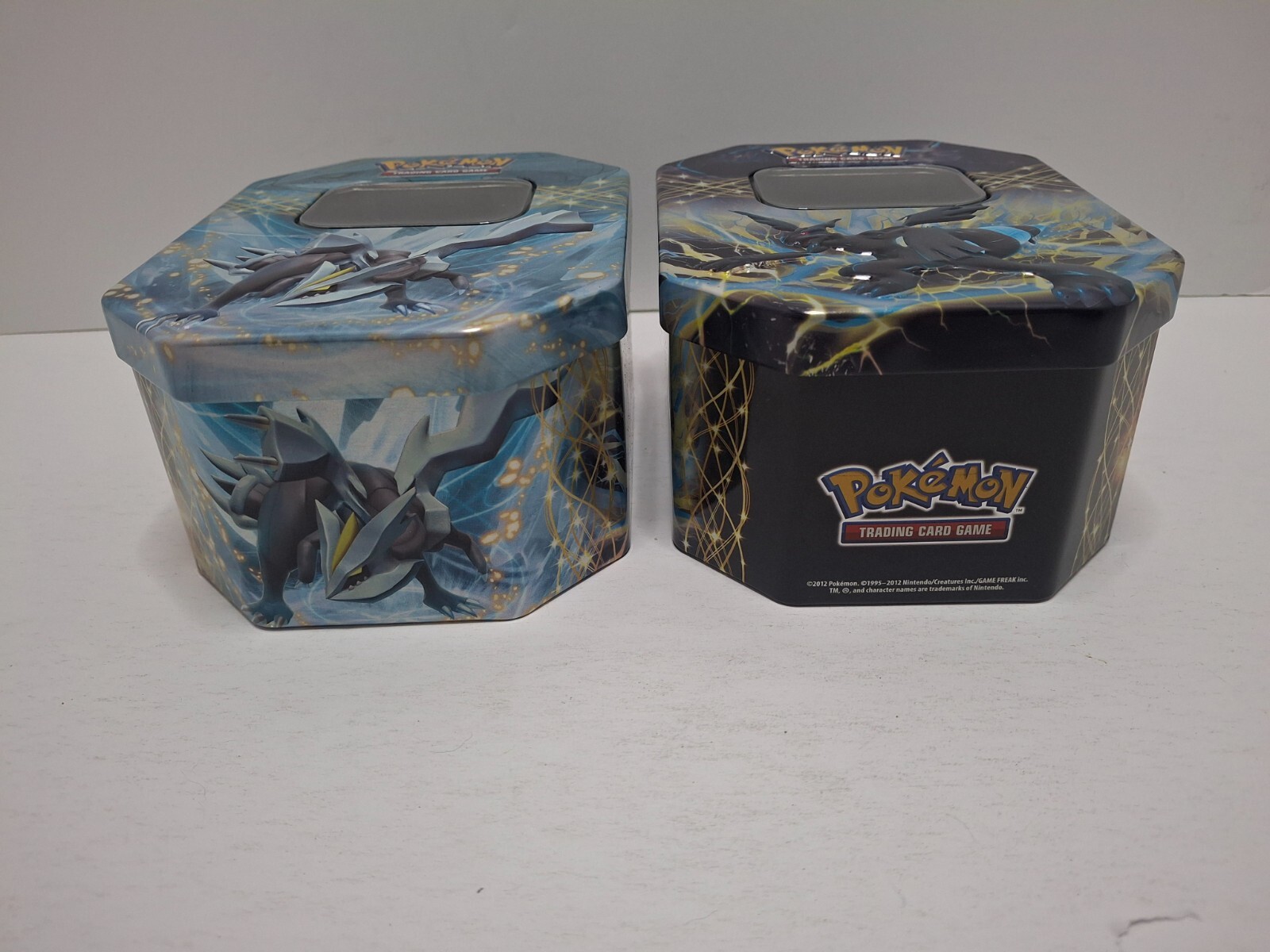 Lot of 2 Empty Pokemon Tins