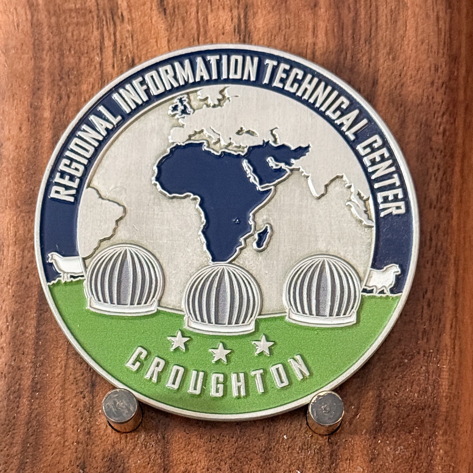 Area Telecommunications Office Croughton Regional IT Center Challenge Coin  1#42