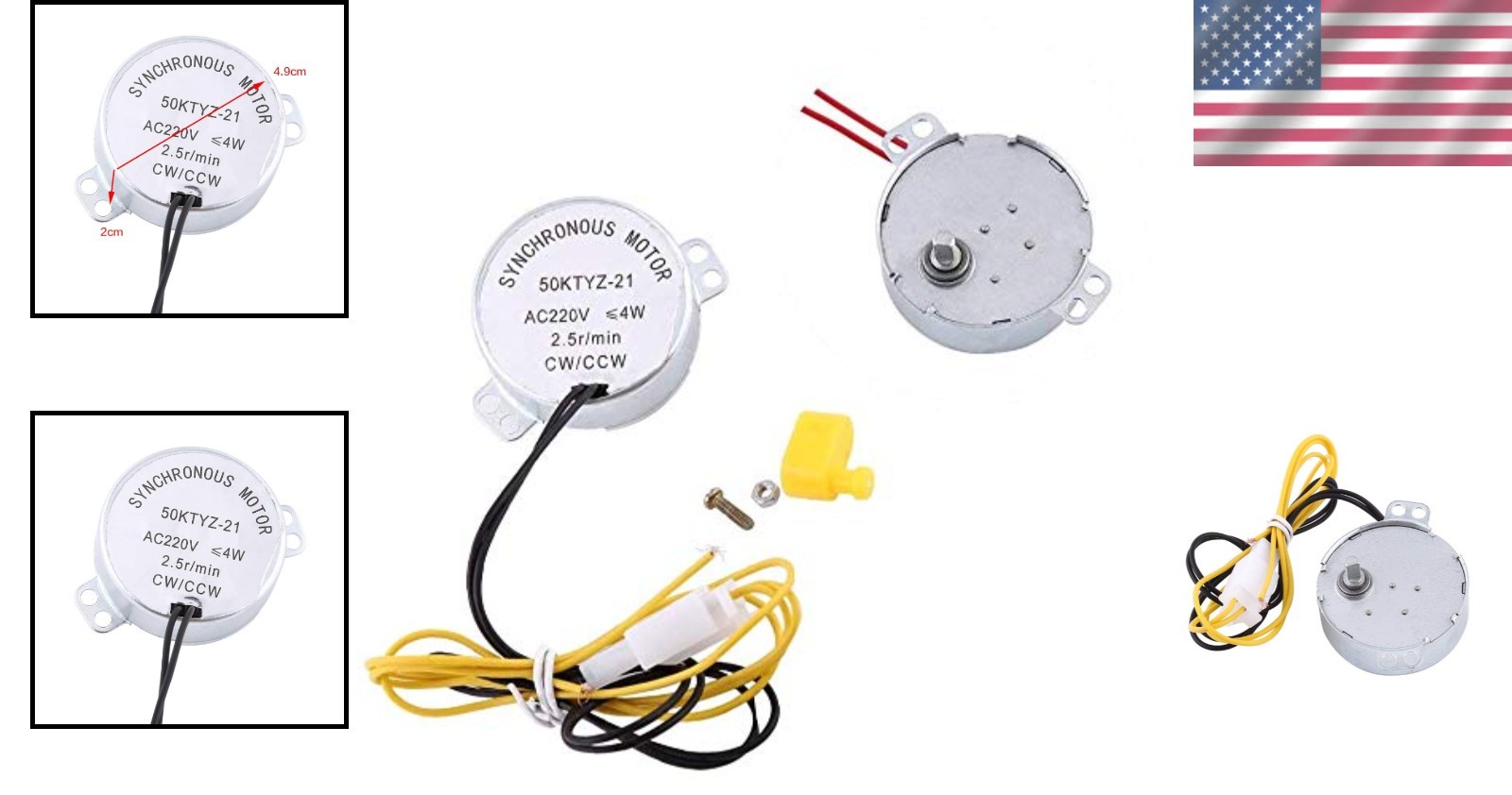 Versatile Egg Turner Motor - Precision Synchronous Control for Incubator Use