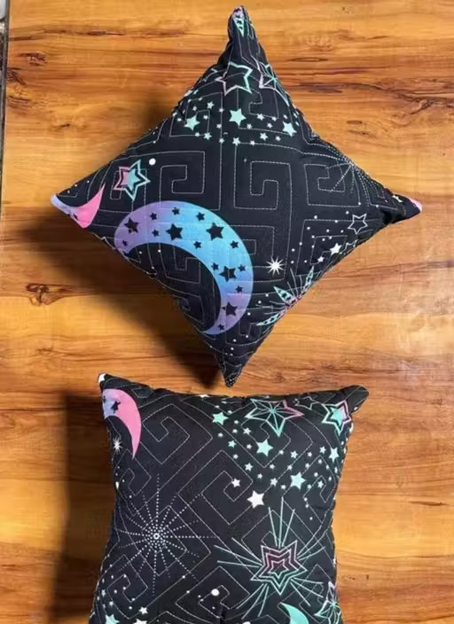 5 Pieces Bedding Set with 1 Pc Flat Bedsheet, 2 Pillow Covers ,2 Quilted IB 56
