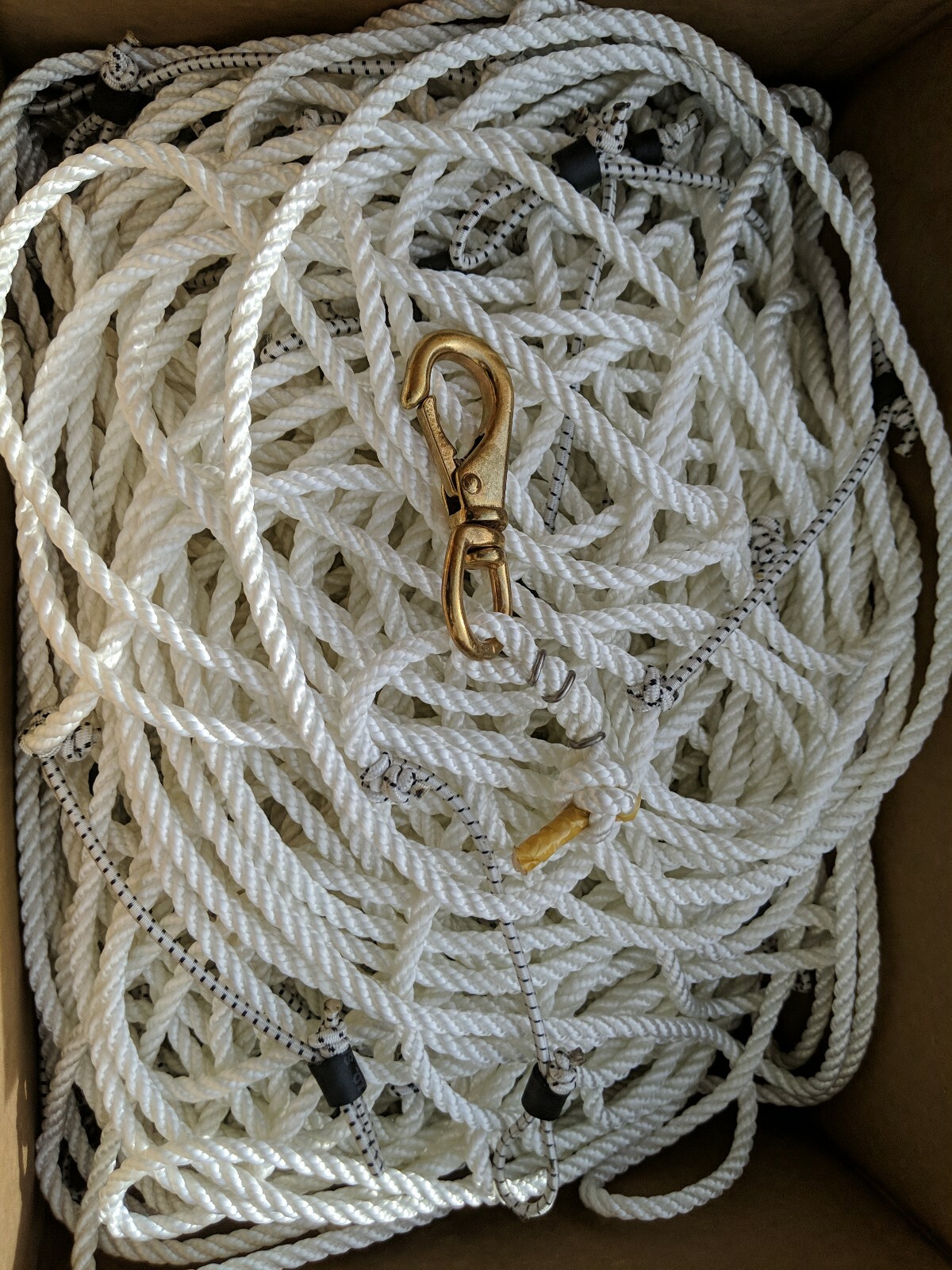 3 Strand Medium Lay Nylon Crabbing Trotline 600’ - 1/8" Snood 6' Spacing