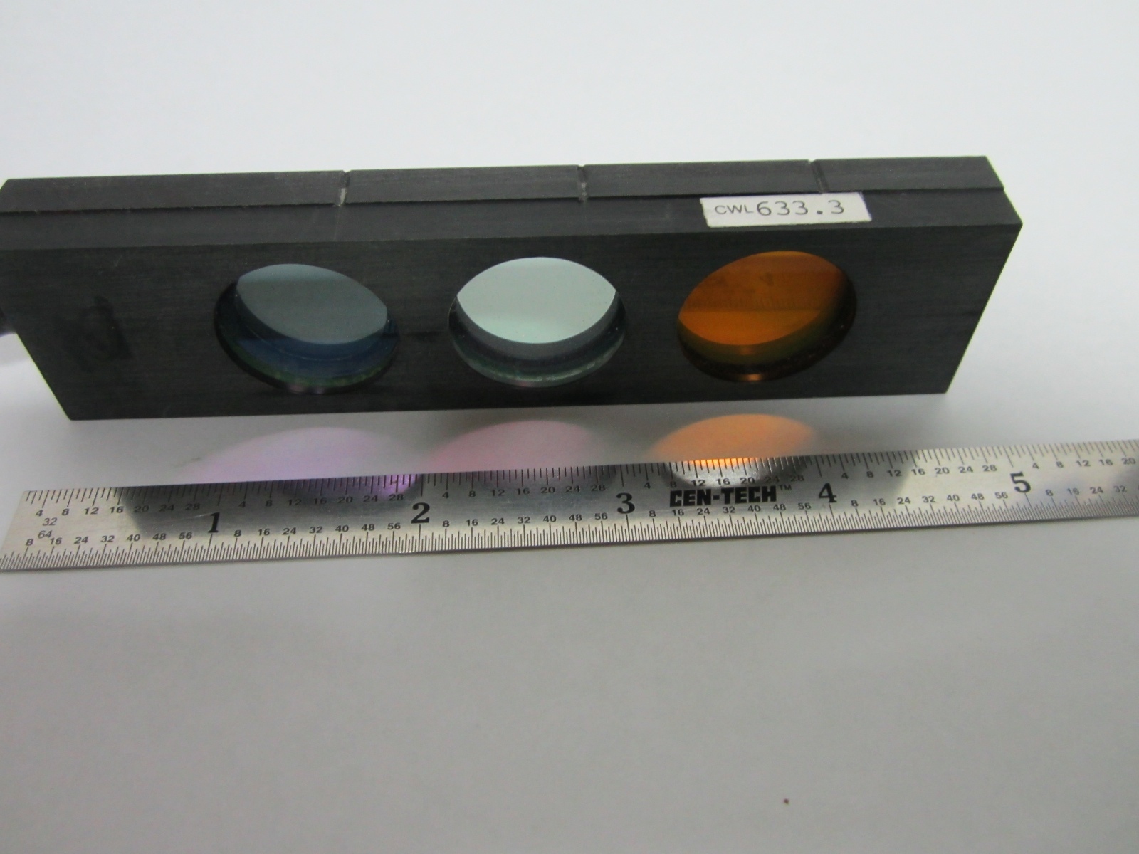 MICROSCOPE INTERFEROMETER WYKO VEECO PART SLIDE FILTER OPTICS BIN#F2-11