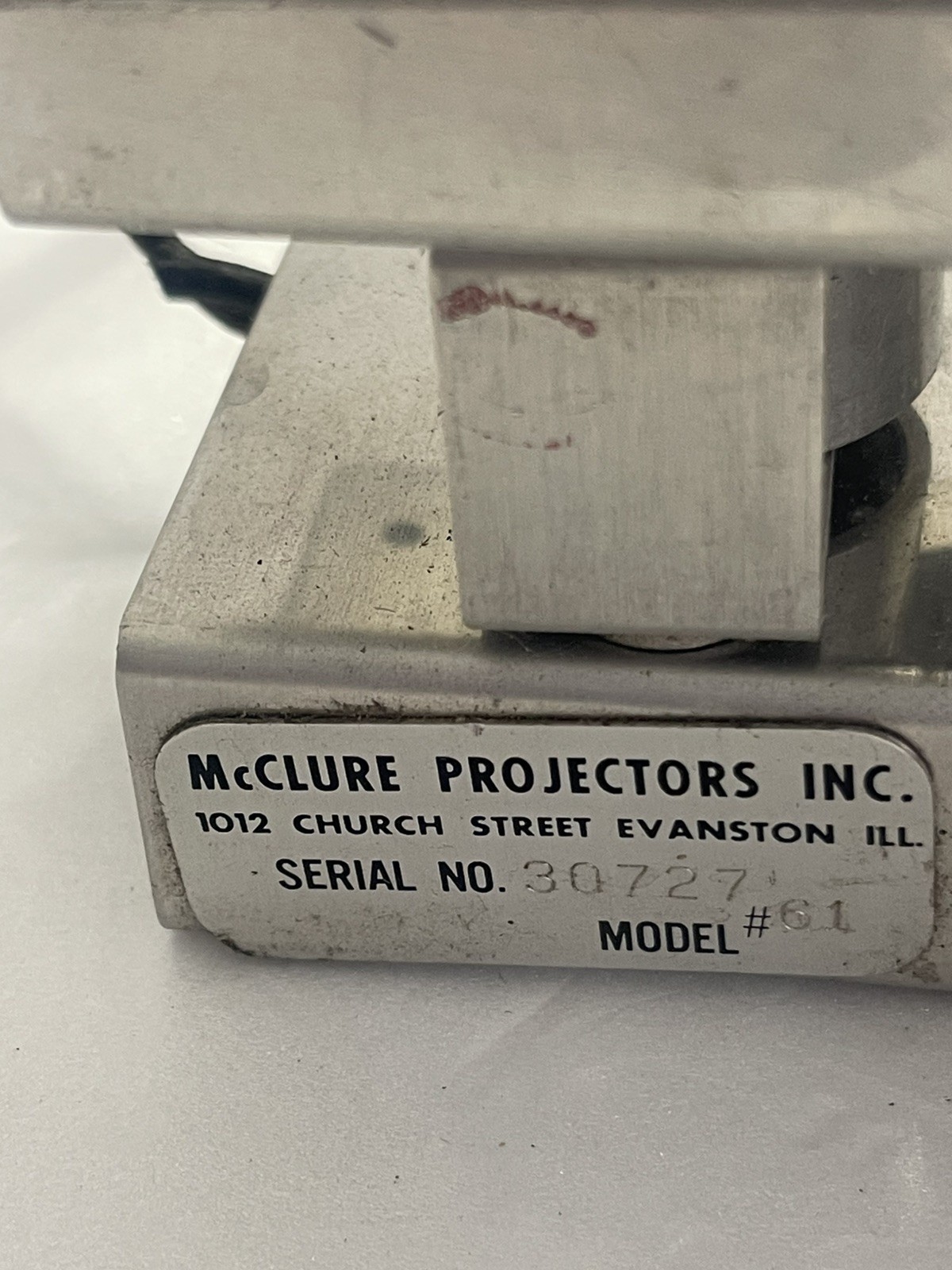 VINTAGE McCLURE PICTUREPHONE PROJECTOR HEAD MODEL N UNTESTED