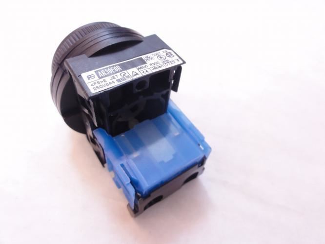 206482 New-No Box; Fuji AR30E0R-10B Pushbutton Switch; 250V; 6A; 1 N/O