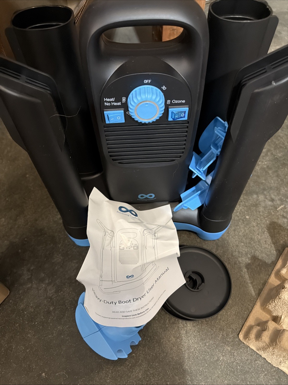 Upgraded Boot Dryer for Work Boots with Ozone Deodorizer - Fast Drying (OPEN BOX