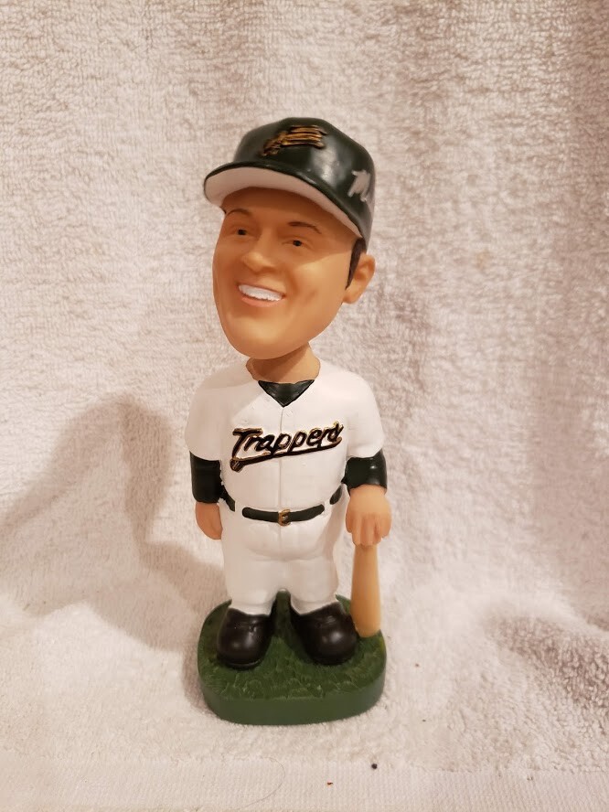 RARE Michael Cuddyer AUTO'D Edmonton Trappers Bobblehead, Minnesota Twins, NICE!