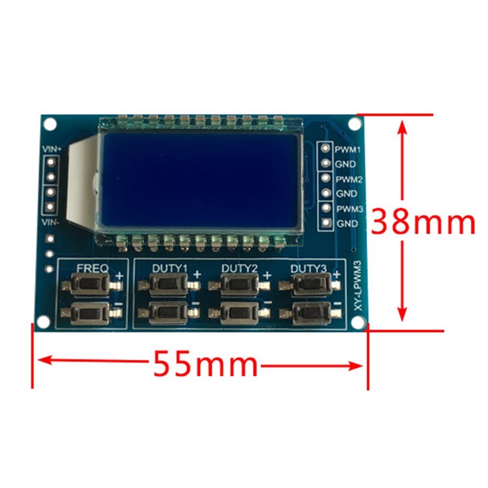 Adjustable Rectangular Wave Signal Generator with Serial Communication