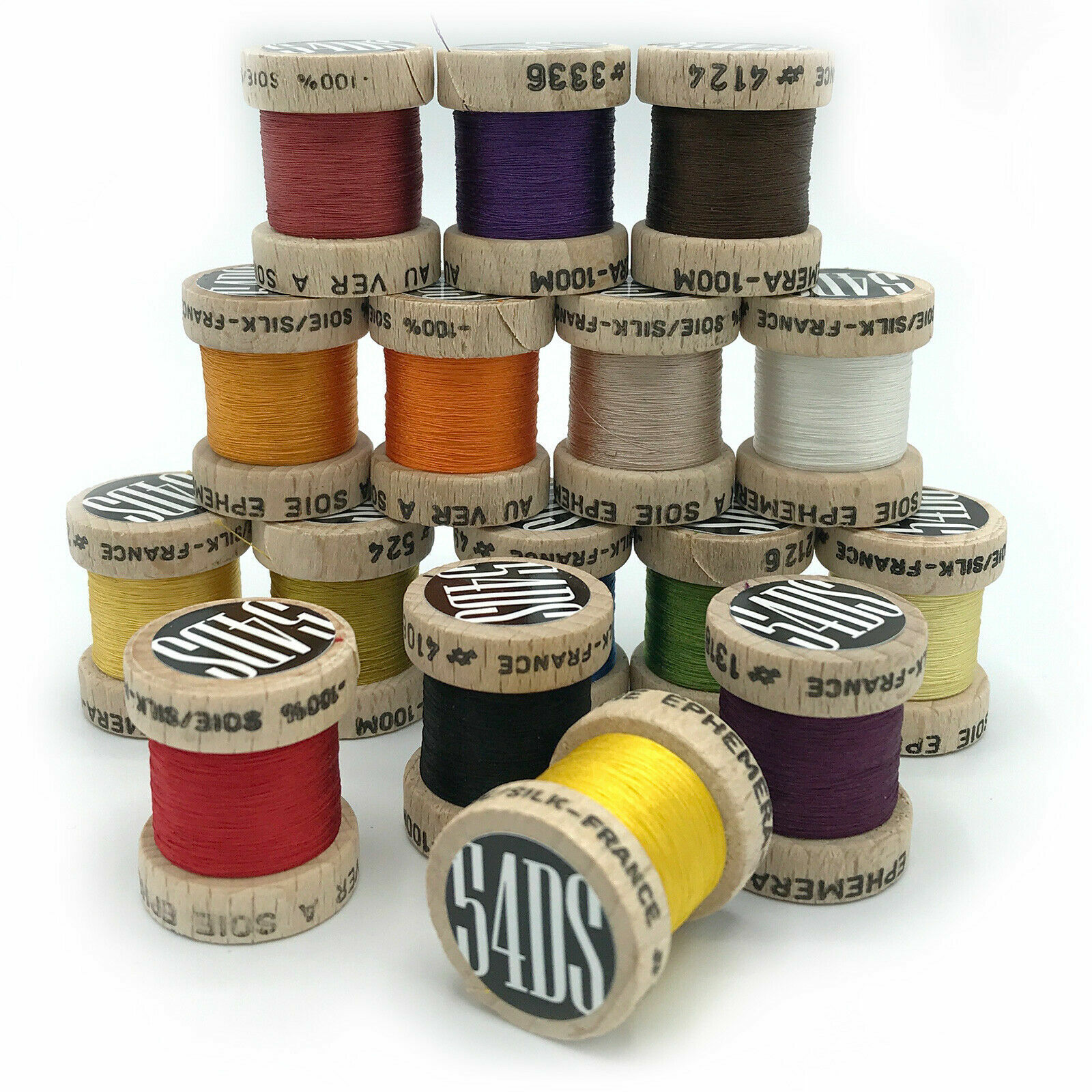EPHEMERA PURE SILK THREAD - Fly Tying, Bamboo Rod Building Snake Guide Wrap NEW!