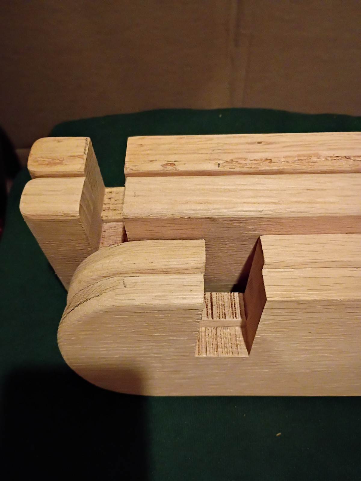 Solid wood speaker stands unfinished oak
