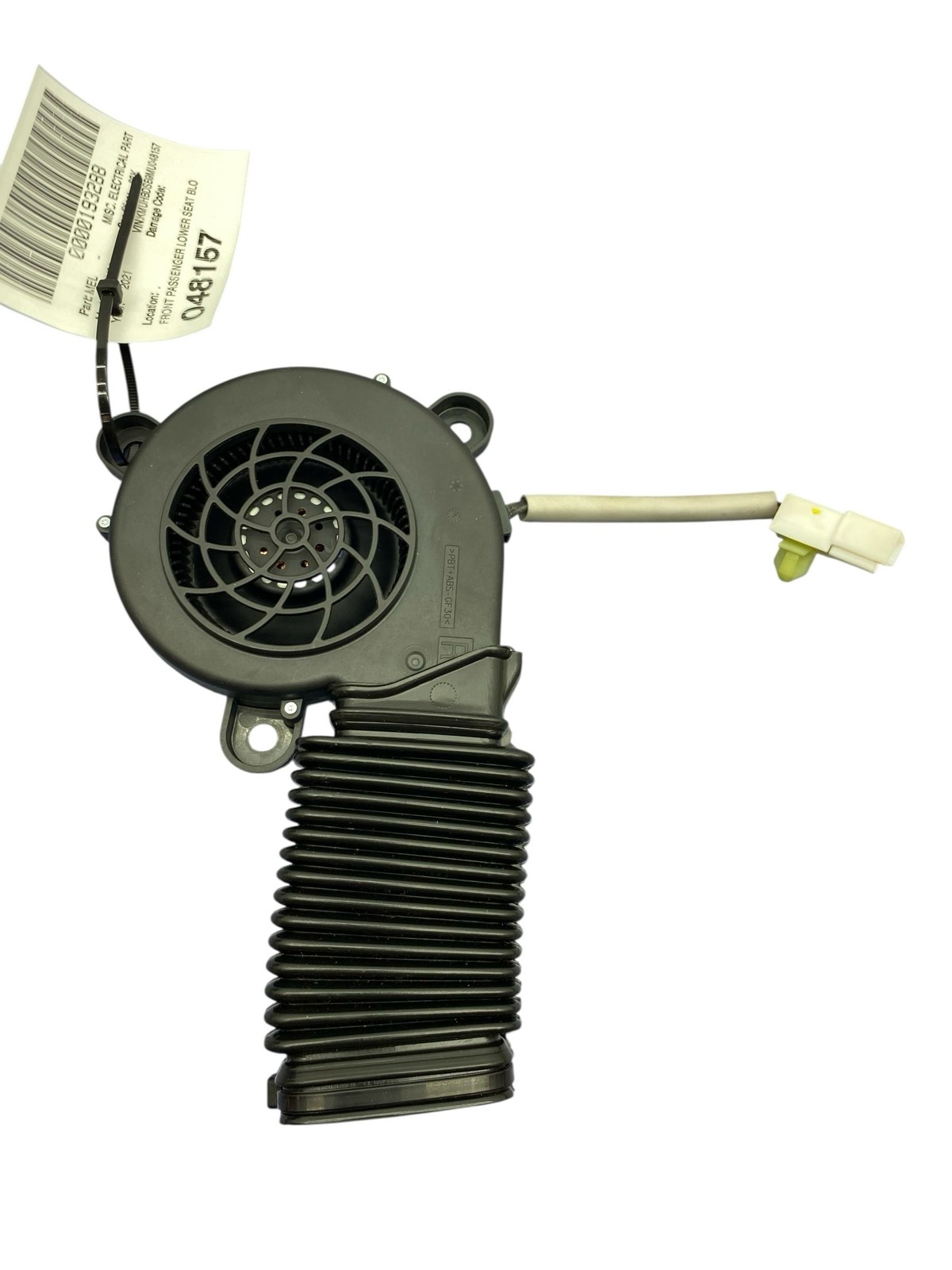2021-2025 GENESIS GV80 OEM FRONT PASSENGER LOWER SEAT BLOWER MOTOR 882P0T1000