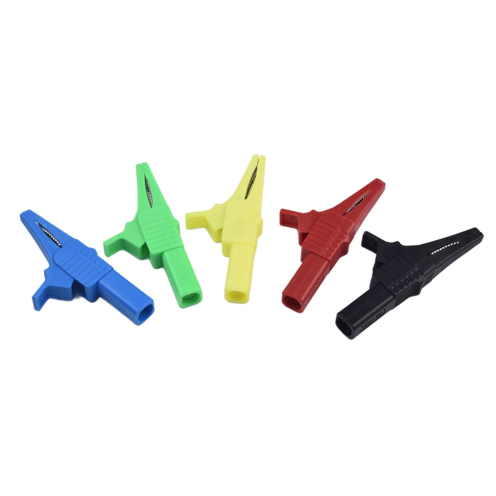 5PCS Copper Crocodile Clips with 1000V32A Rating Perfect for Multimeter Testing